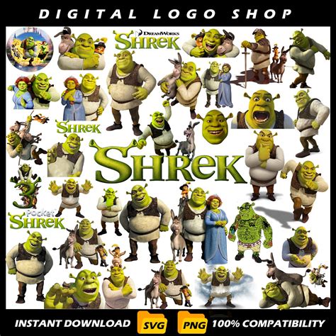 Shrek Svg Shrek Characters Svg Shrek Character Shrek Svg | Images and ...