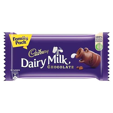 Cadbury Dairy Milk Chocolate Bar Pouch, 130 g : Amazon.in: Grocery ...