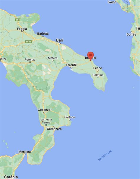 Map Of Brindisi Italy - Prudy Carlynne