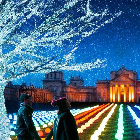 Blenheim Palace Christmas Lights 2020 - Red Kite Days