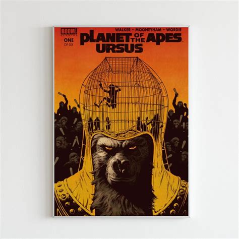 Planet of the Apes Retro Poster, Apes Wall Art, Sci-fi Film Vintage ...