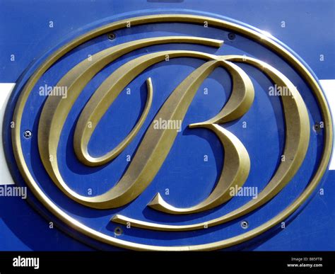 Blue Train Emblem on South Africa's Famous Blue Train Stock Photo - Alamy