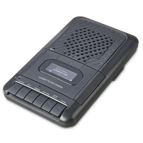 onn. Cassette Recorder, Black - Walmart.com - Walmart.com