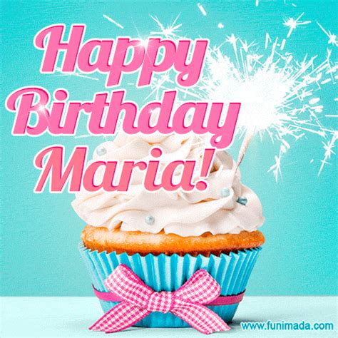 Happy Birthday Maria GIFs - Download on Funimada.com