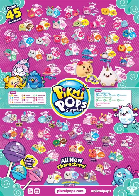 Pikmi Pops Series 2 Collector Guide List Checklist Poster – Kids Time