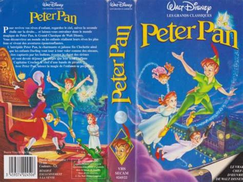 Peter Pan (1953) director: Clyde Geronimi | VHS | Disney / Buena Vista (france) | Videospace