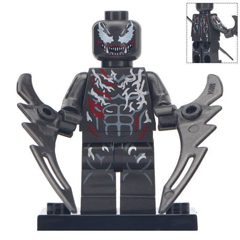 Riot Marvel Comics Venom Themed Single Sale Lego Moc Minifigures Gift For Kids - Figures