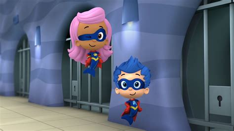 Bubble Guppies Super Guppies! Guppy Girl And Bubble Boy Save The Day! And Guppy Girl Is Winking ...