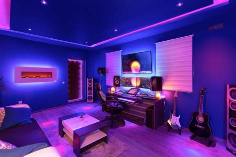 Pin by Steven Talbott on Ultimate Bachelor/bachelorette Airbnb | Music studio room, Gaming room ...