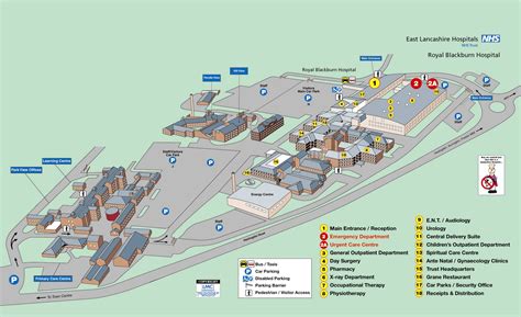 Royal Blackburn Hospital Map - Royal Blackburn Hospital Haslingden Road ...