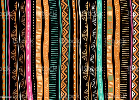 African background, flyer with tribal traditional grunge pattern ...