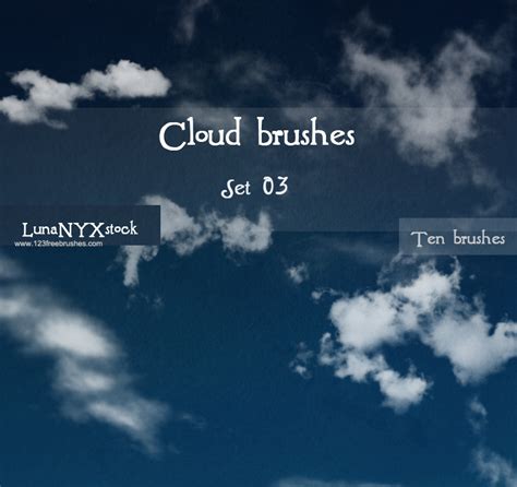 Clouds | Free Brushes For Photoshop Cs3 | 123Freebrushes