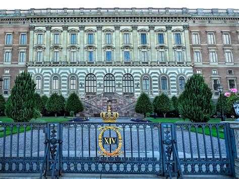 Eastern Facade of the Royal Palace in Stockholm, Sweden