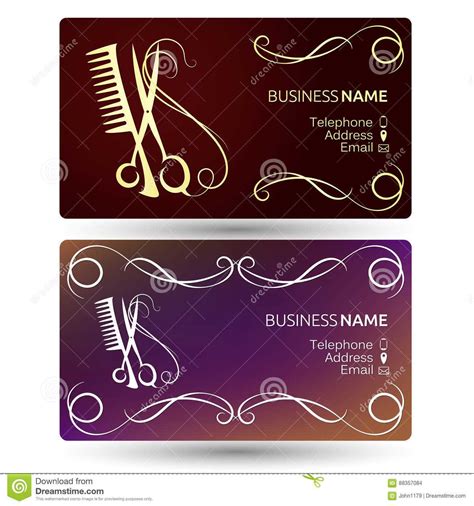 Hairdresser Business Card Templates Free – Sample.gelorailmu.com