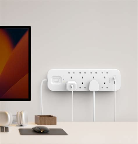 Surge Protector with USB-C and USB-A Ports (8 Outlet with 1 USB-C & 1 ...