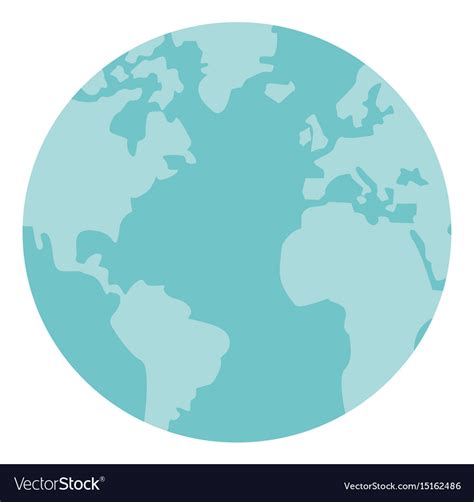 Globe world earth map round icon Royalty Free Vector Image