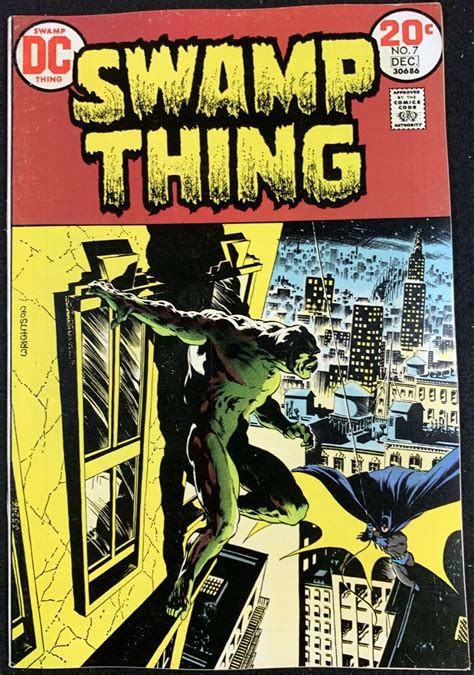 | Swamp Thing (1972) #7 FN+ (6.5) Wrightson Batman cover & art