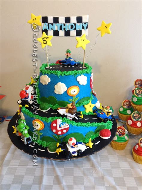 Coolest Mario Kart Wii Birthday Cake