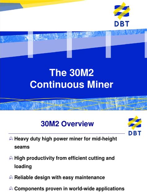 Continuous Miner | PDF | Pump | Machines