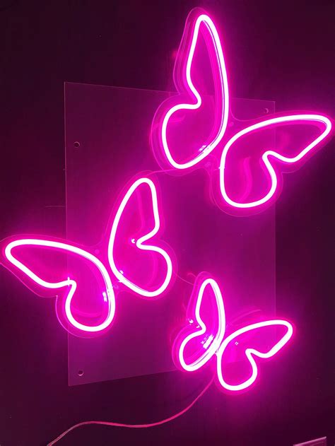 Butterfly neon lightNeon sign handmade neon light | Etsy in 2020 | Bedroom wall collage, Neon ...