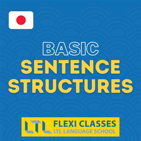 Japanese Sentence Structure | 5 Basic Structures to Get You Started | Flexi Classes