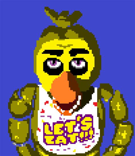 Chica Pixel art by EffoVex on DeviantArt