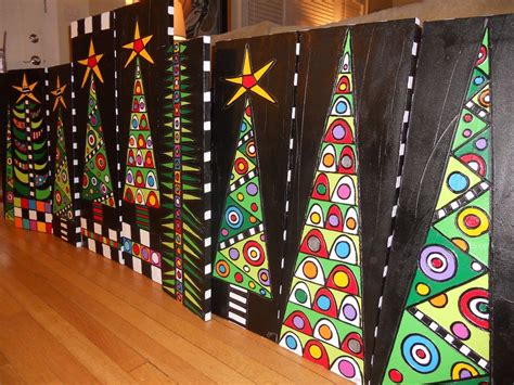 Christmas Trees | Christmas art projects, Christmas art, Xmas crafts