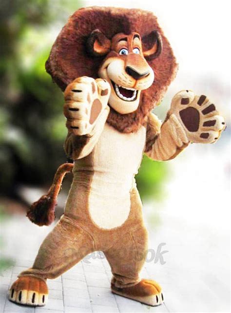 Alex The Lion Mascot Costumes