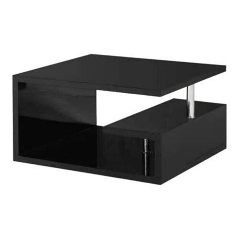 Smte - Coffee Tables - Tempered Glass Top - Wooden Base-Black - Sastro