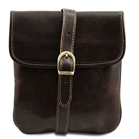 Tuscany Leather bags. Tuscany Leather - Ancona - Leather messenger bag - Large size Brown ...