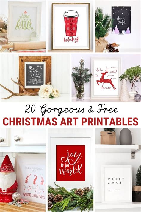 20 Free Christmas Printables for Your Home - THE SWEETEST DIGS