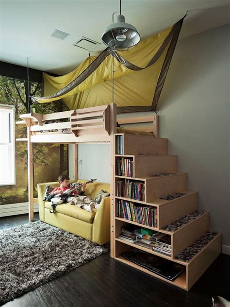 Loft Bed Staircases And Designs With Various Functionalities