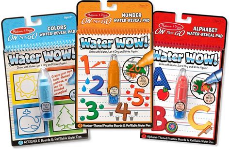 Water Wow! Reusable Water-Reveal Activity Pads – Daily Cool Gadgets