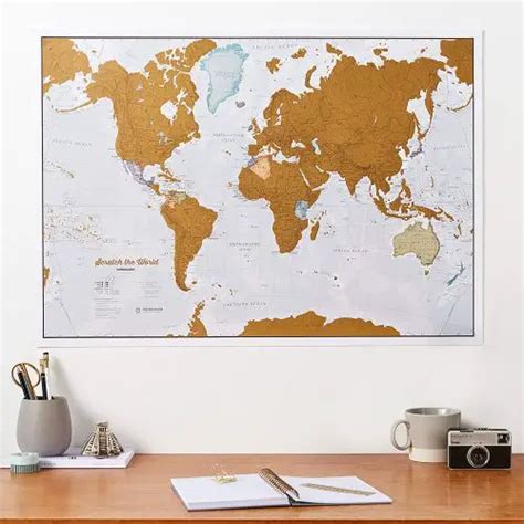 Scratch Off Map - Scratch the World as You Travel! - Yinz Buy