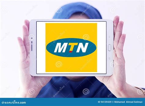 Mtn mobile operator logo editorial stock image. Image of cell - 94139439