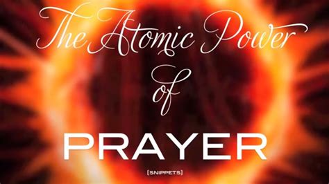 The Atomic Power of Prayer - Ambassador Cindy Trimm | Power of prayer ...