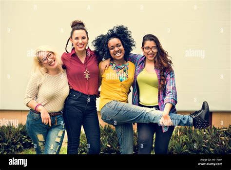 Group of Friends Happiness Enjoyment Concept Stock Photo - Alamy