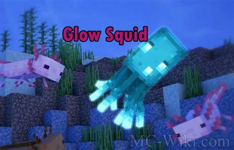 Glow Squid - MInecraft Mobs - MC Wiki