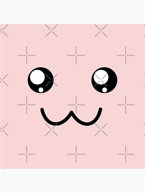 "japanese kawaii cute smiley face" Poster by Christeena- | Redbubble