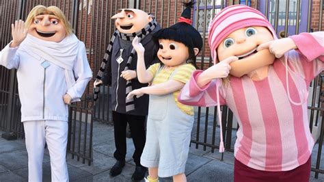 Minions, Gru, Dru, Agnes & Girls Despicable Me 3 Dance, Meet & Greet at Universal Studios ...