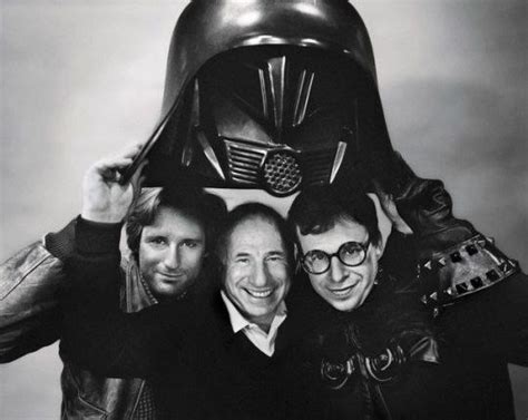 Bill Pullman, Mel Brooks, and Rick Moranis on the set of Spaceballs ...