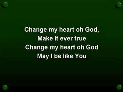 Change My Heart oh God (worship video w/ lyrics) Chords - Chordify