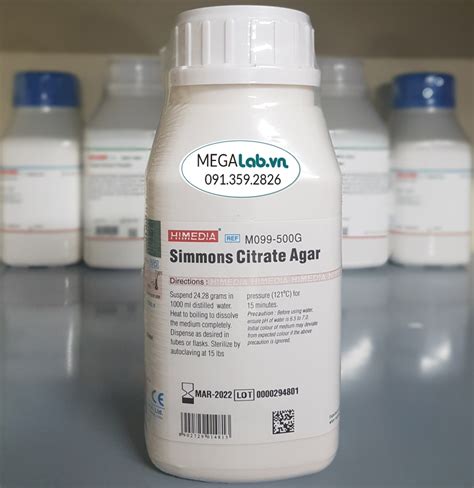 Simmons Citrate Agar M099-500G | Megalab