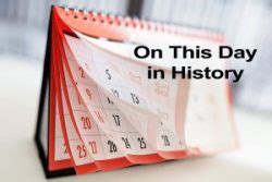 On This Day in History Printable