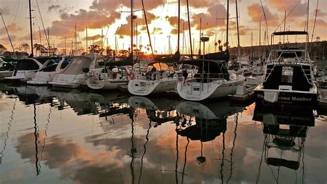 Dana Point Harbor at Sunset Photograph by Alan Pearson | Fine Art America