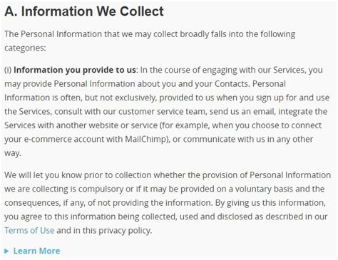 Sample Privacy Policy Template - Free Privacy Policy