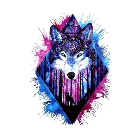 Galaxy wolf tattoo | Wolf Stuff