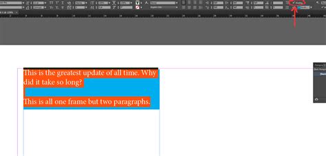 How do you make a justified background color for a paragraph style in ...