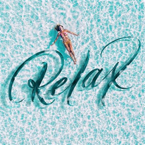 Relax 🌊___#handlettering #lettering #type #typo #typographie # ...