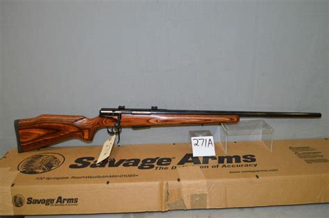 Savage Model 25 .223 Rem cal Mag Fed Bolt Action Rifle w/ 24" bbl [ N.I. Box w/booklet, blue finish,